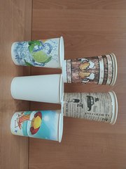 бумажные стаканчики в наличии и на заказ