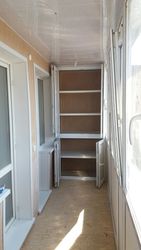  Обшивка балконной стены с  откосами балконного блока.